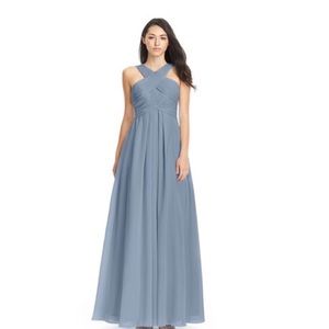 Azazie Kaleigh Dusty Blue Bridesmaid Dress